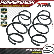 2x Federn Fahrwerksfeder Vorderachse für Renault Clio III BR0/1 CR0/1 1.6 16V GT