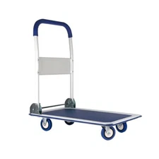 Folding Hand Truck Dolly Cart with Wheels Luggage Cart Trolley Moving 660 lbs