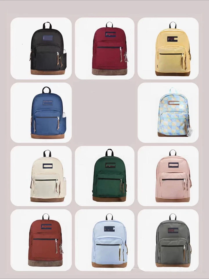 Backpack Superbreak Leather Bottom 31L School Bag Unisex 11colors - Image 3 of 4