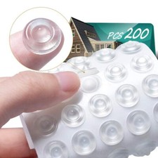 Cabinet Door Bumpers Pack of 200 Self Adhesive Bumpers Pads, Sound Dampening Cir