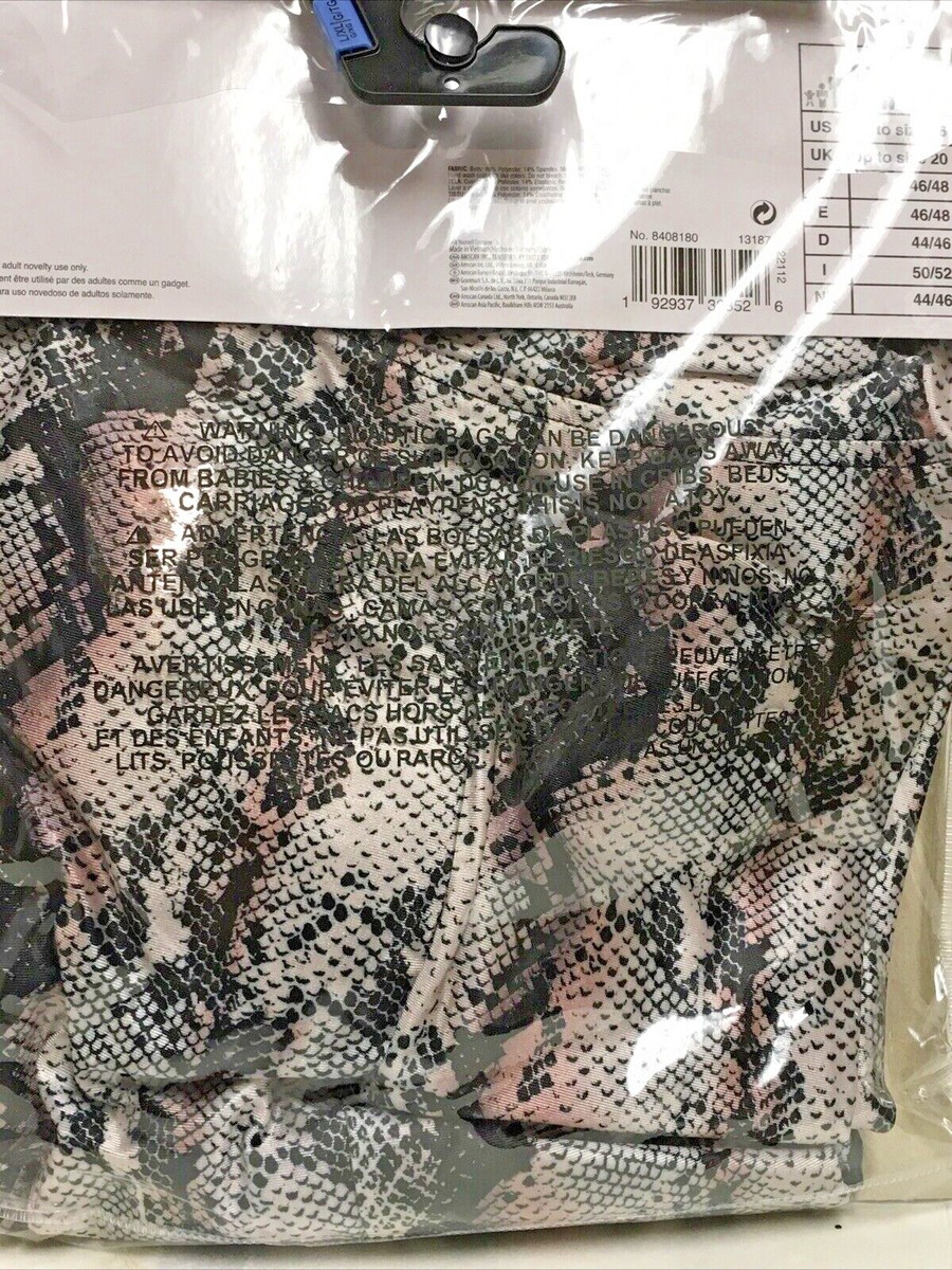 Snakeskin Catsuit Pimp Ho Suit Yourself Fancy Dress Up Halloween