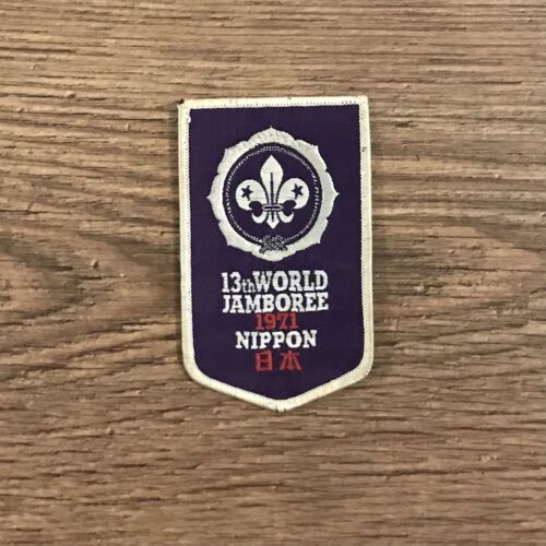 1971 Boy Scout World Jamboree PARTICIPANT Pocket Patch :: Vintage, Rare, Mint!