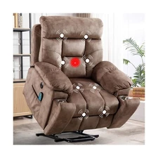 CANMOV Large Power Lift Recliner Chair with Massage and Heat for Elderly Big ...
