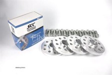 SCC Spurverbreiterungen Set VA 20mm / HA 40mm BMW 5x120 72,6 + Radschrauben