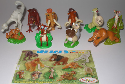 Komplett Satz ''Ice Age 3'' mit Beipackzettel