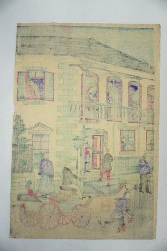 Japanese Woodblock Print Collection 5 Original Meiji Prints from Japan 0318F2 - Picture 7 of 11