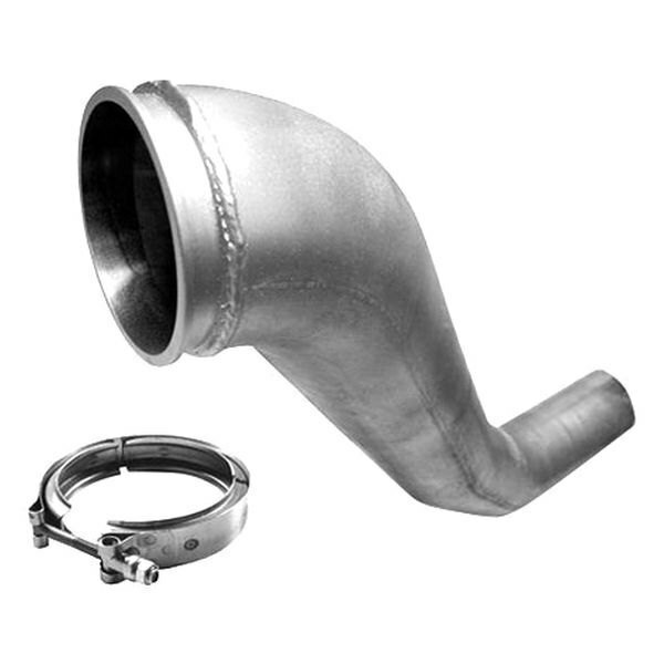 Diamond Eye KIT 4in DWNP HX40 TURBODIRECT FLANGE W/ VBand CLAMP AL