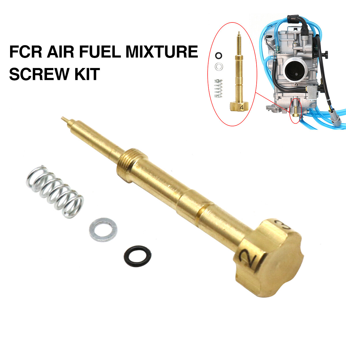 Motorcycle Carburetor Air Fuel Mixture Ratio Screw Adjuster For FCR FCR