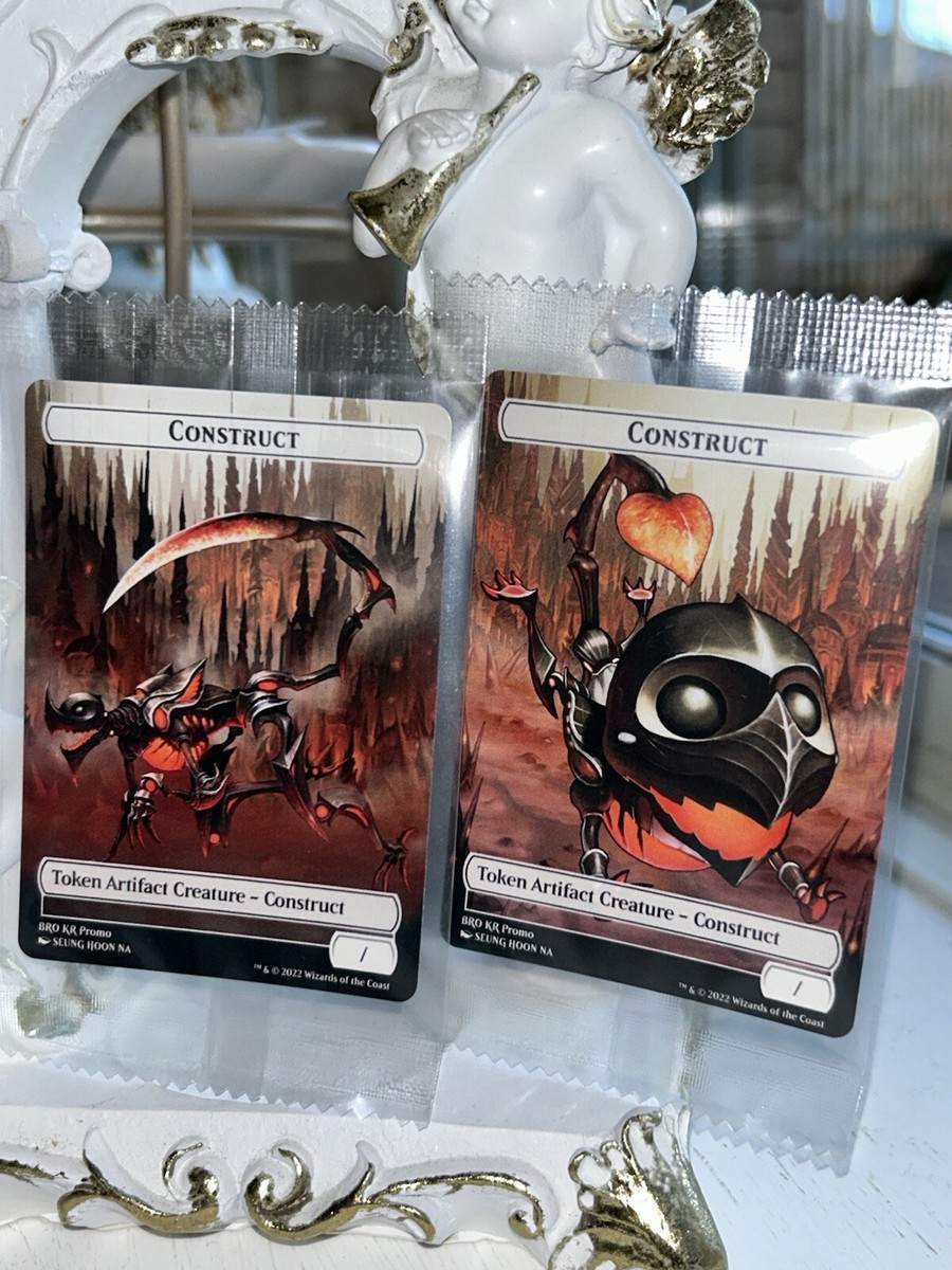 MTG Magic Korean (KR) Promo Construct Token Set 2 Brothers War