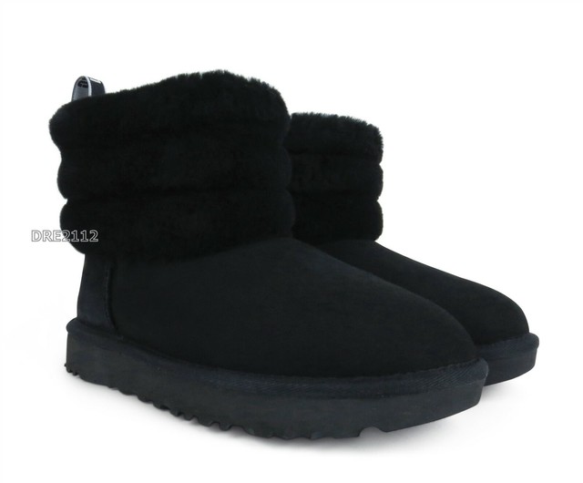ugg classic mini fluff quilted boot lantana
