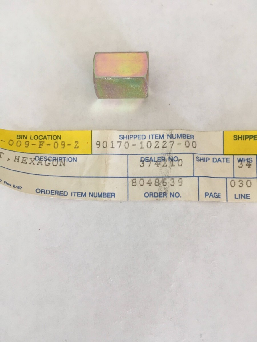 写真 QTY 3 | YAMAHA 1968-2024 Yamaha Crankshaft Hex Nut NOS NEW OEM