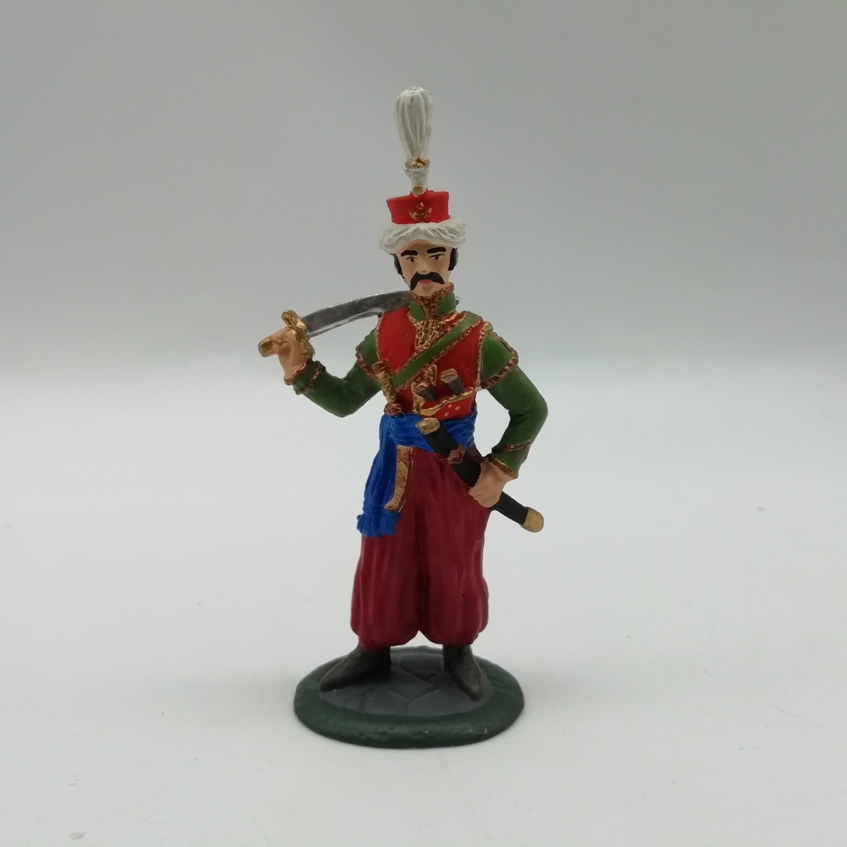 Lot De Figurines En Plomb Peint - 54mm - Collection - État Correct