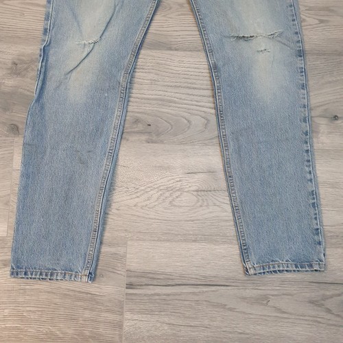 Levi's 512 Men's Jeans W32 L32 Slim Fit Distressed Great Condition Blue - Picture 2 of 8