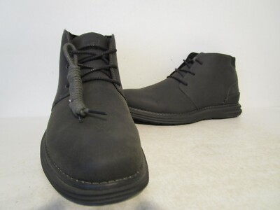 Stacy Adams Mens Aldrin Leather & Fabric Ankle Boot Shoe Sneaker Black Size 8 M