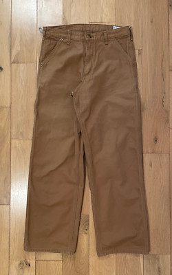 orSlow Painter Pants Duck Canvas Brown Size 2 Made In Japan