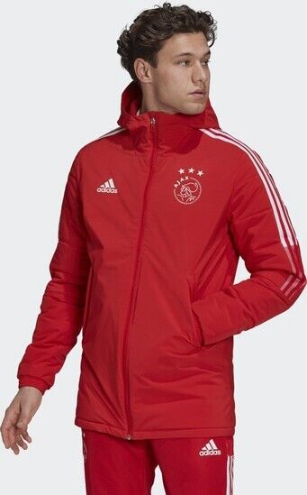 AJAX 2021 2022 WINTER JACKET TRACK FOOTBALL SOCCER ADIDAS AJAX 2021 2022 WINTER JACKET TRACK FOOTBALL SOCCER ADIDAS