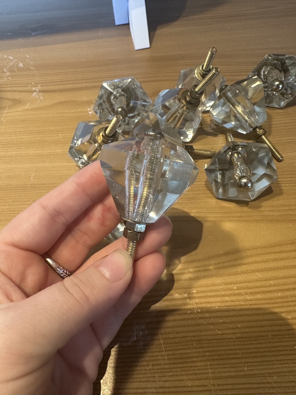 10x clear crystal door knobs eBay