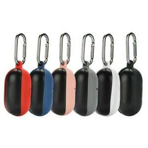 For Samsung Galaxy Buds Silicone Earbuds Earphones Cover Case With Carabiner