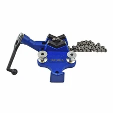 Yost Vises Model BC-6 Chain Pipe Vise LD Heavy Duty Cast Iron 6in Blue