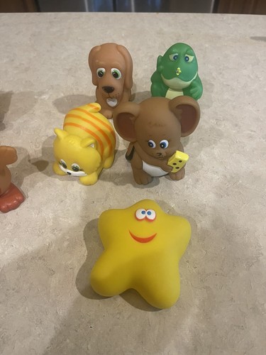 Vintage Gerber Rubber Squeak Toy 1980s - Squeaker Works Lot Bear - Picture 6 of 7