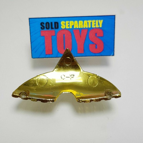 Mighty Morphin Power Rangers Green Ranger FRONT CHEST ARMOR gold accessory part - Picture 10 of 10