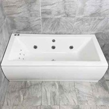 Kai 1700 x 800mm Whirlpool Acrylic Spa Bath with Jet & Light Options