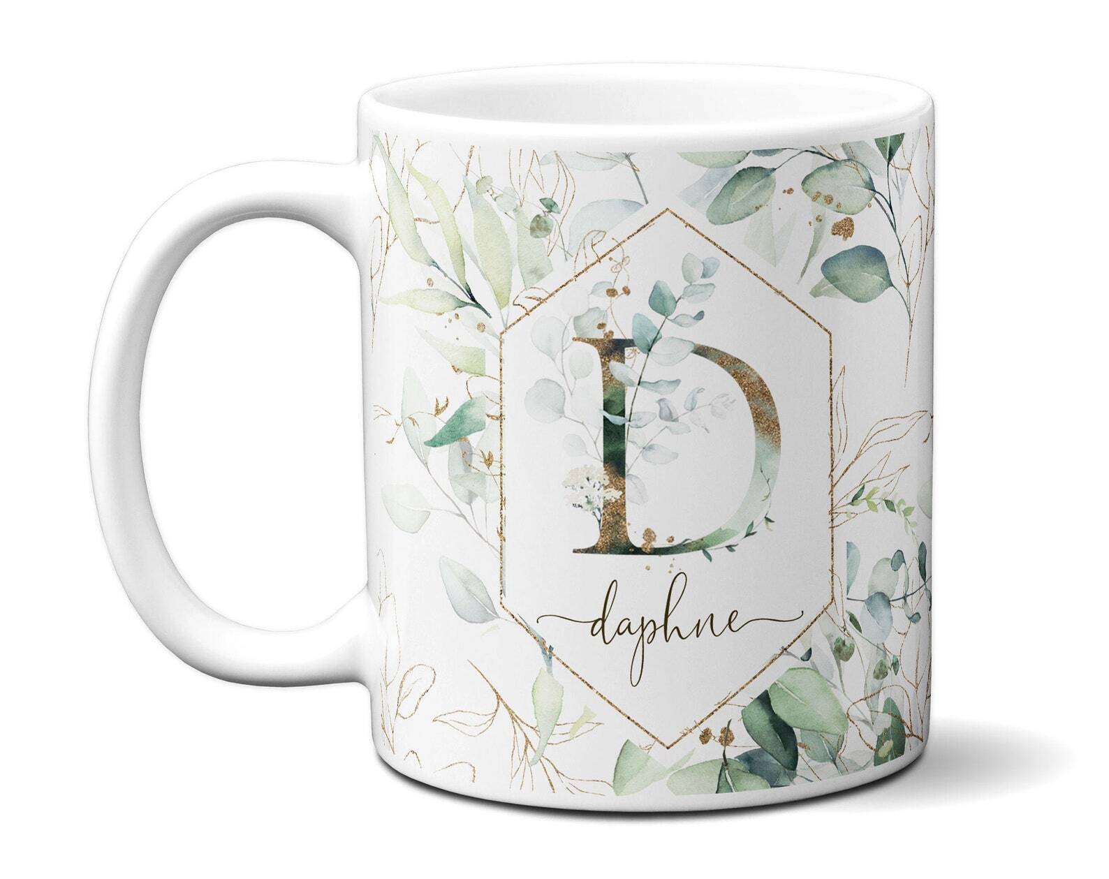 Monogram Coffee Mug Gift For Woman Coworker Colleague Employees From Boss Offici