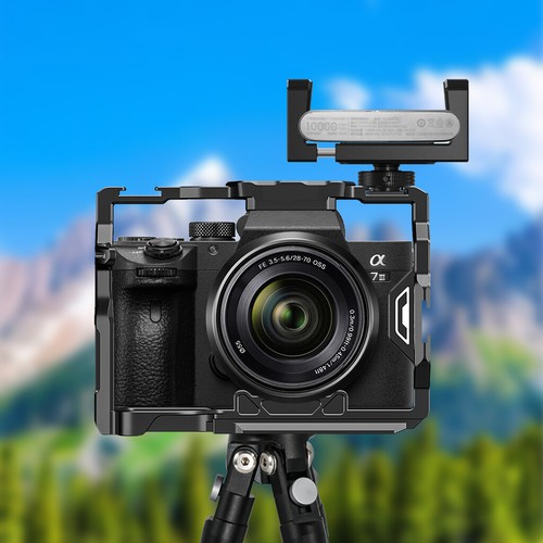 Power Bank Holder Cold Shoe Mount For Camera Cage Mobile Phone SSD Bracket - Picture 12 of 15