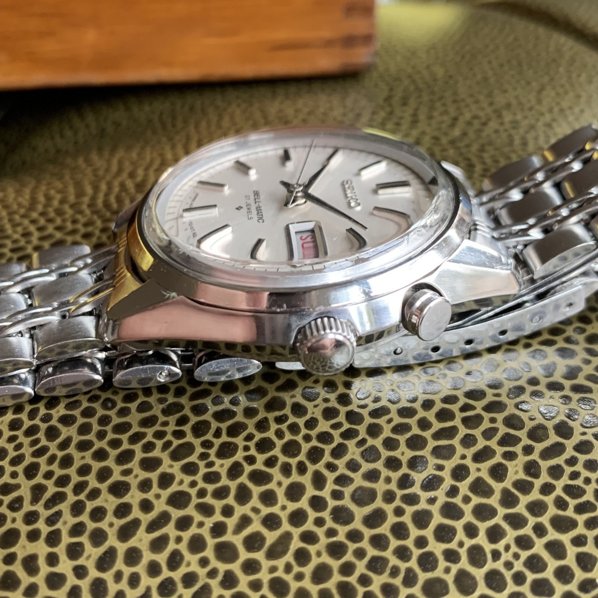 セイコー 4006-7011 BELL-MATIC メンズ腕時計 稼働品 中古品 1970 Seiko Bell-Matic 4006-7011 27 Jewels JDM Automatic Steel