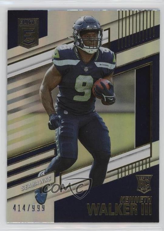 2022 Panini Donruss Elite Rookies 414/999 Kenneth Walker III #110 00ht