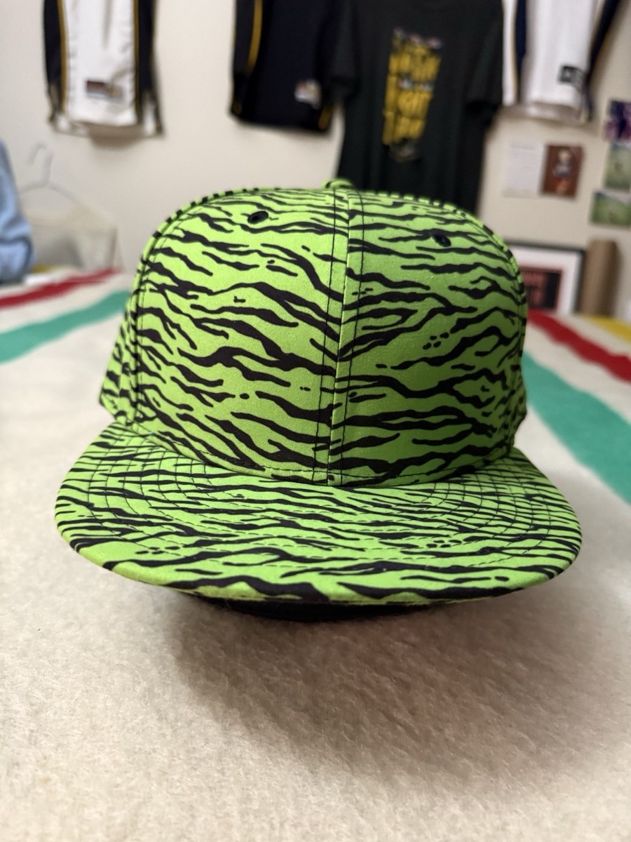 PokeGang Unisex Green Tiger Camo Adjustable Metal Eyelets Classic Snapper Hat Tiger Camo Hidden Gem Scoutfitters Cap main image 4