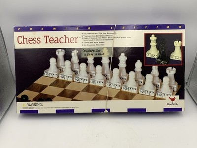 Vintage 1997 Cardinal Chess Teacher Premier Edition Board Game Complete Learn