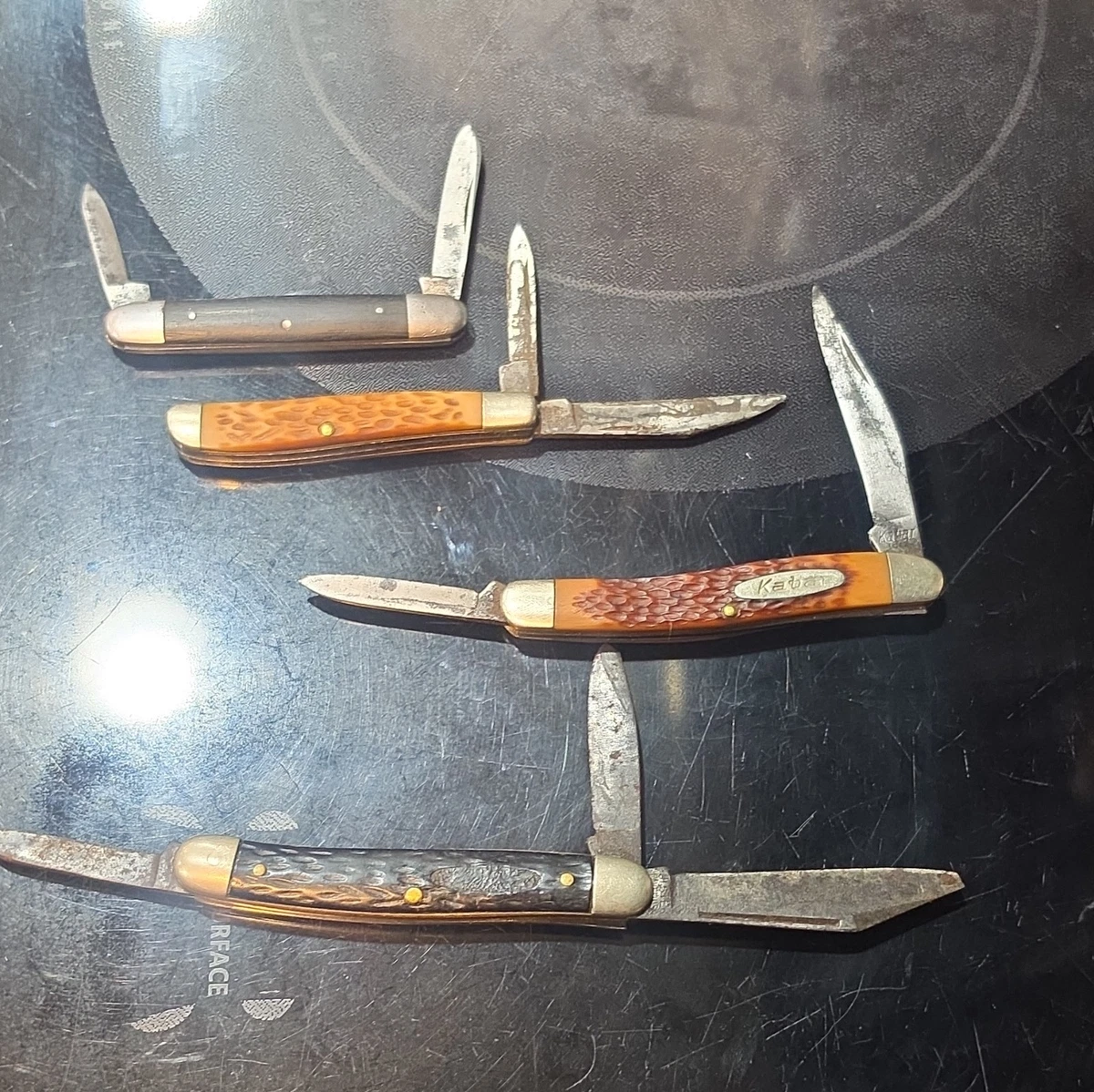 KA-BAR ビンテージ 2枚刃 スウェルセンターペンナイフ KA-BAR Vintage