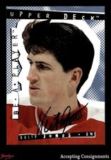 1994-95 Be A Player Autographs #131 Keith Jones ON CARD AUTO