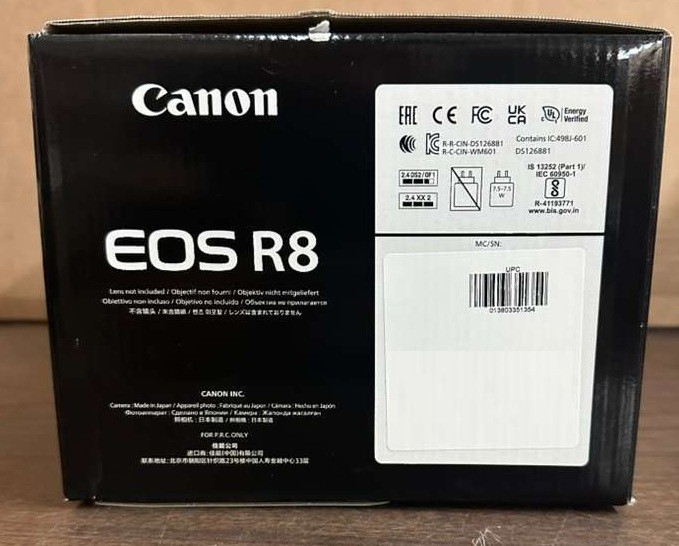 Canon EOS R8 Full-Frame Mirrorless Camera Body Only 24.2MP 4K Video 5