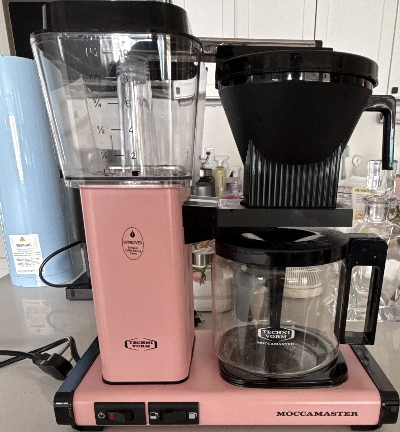 Moccamaster KBGV Pink Filter Coffee Maker 1.25L Glass Carafe 120V 1475W