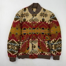 Pendleton Aztec Wool Bomber Jacket Journey West Mens S Western High Grade