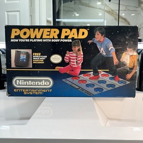 Nintendo NES Power Pad Video Game In Box With Game Great Condition