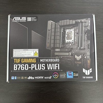ASUS TUF GAMING B760-PLUS WIFI 13th/12th Gen LGA 1700 ATX Motherboard w/PCIe 5.0