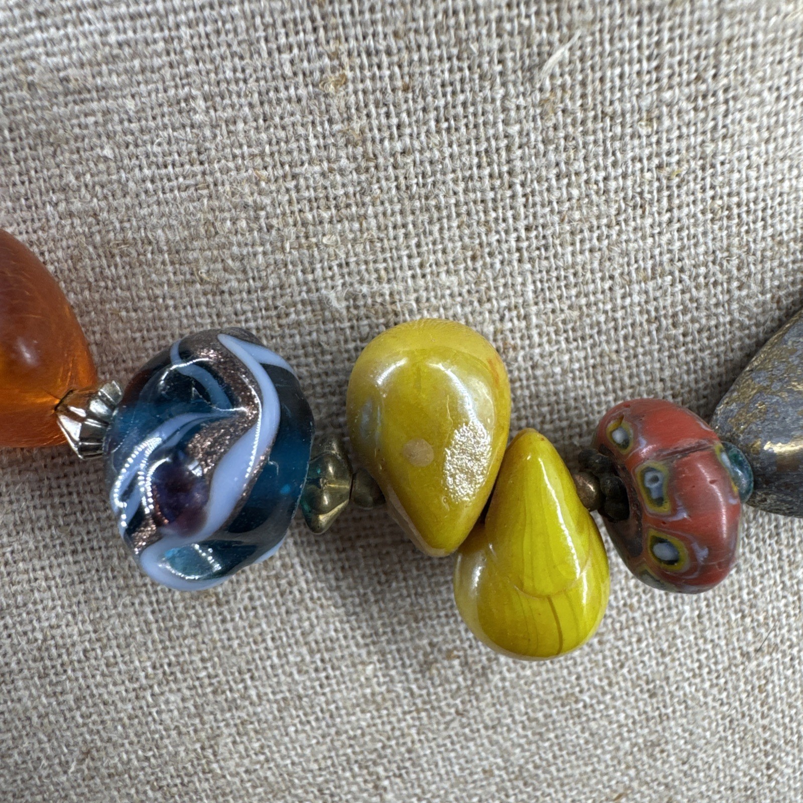 Multicolored Beaded Assorted Stone Adjustable Cho… - image 4