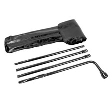 Spare Tire Tool Kit with Spare Tire Jack Handle and Wheel Lug Wrench
