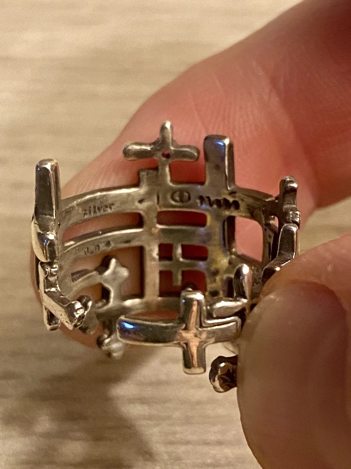 Amazing Silver & Ruby Stone Ring 925 Sterling Silver Handmade Jewelry - Image 4 of 4