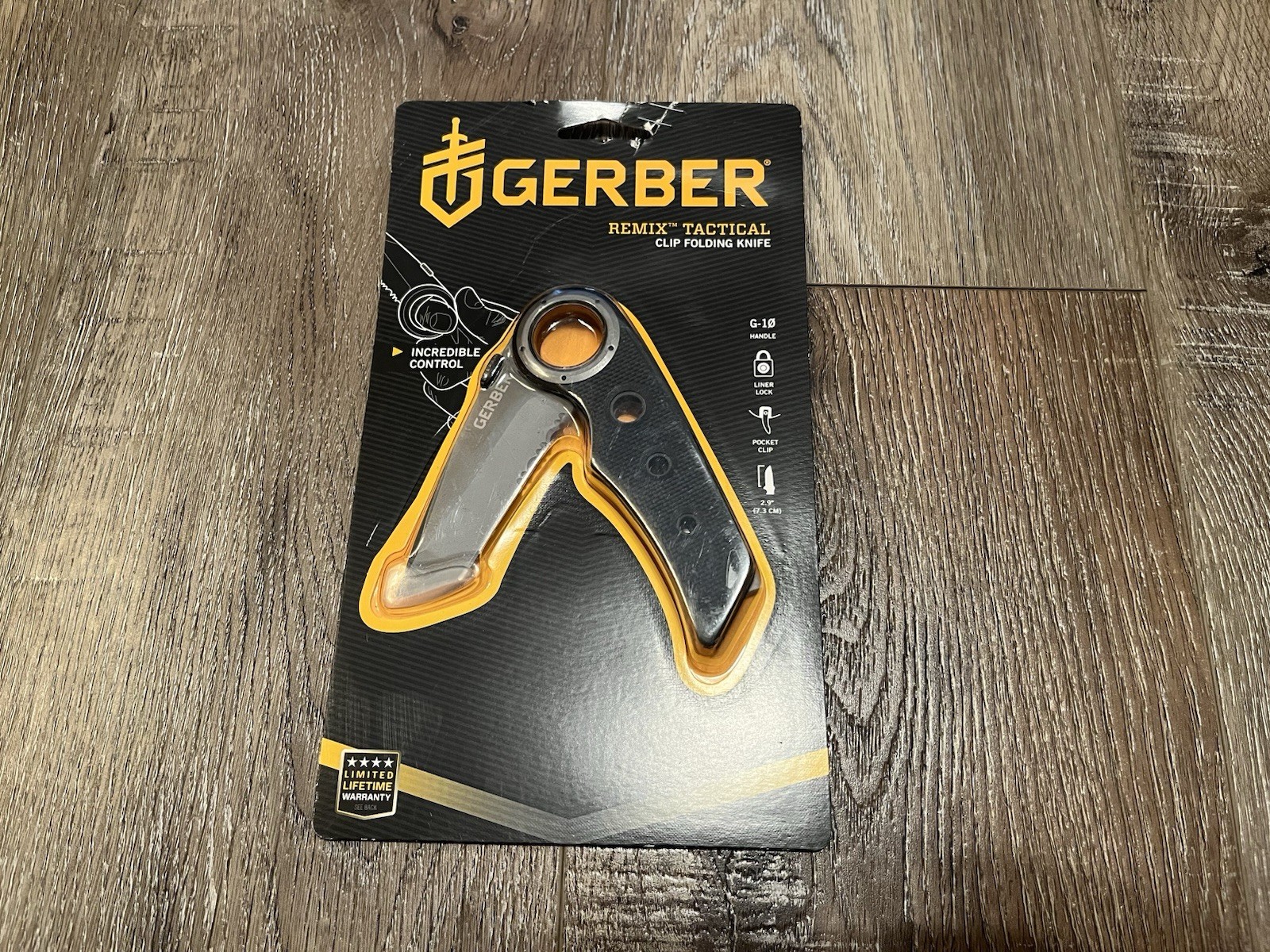 Gerber Remix Tactical Folding Knife with Serrated Edge