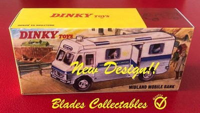 DINKY TOY 280, REPRO BOX ONLY, MIDLAND MOBILE BANK by Blades Collectables