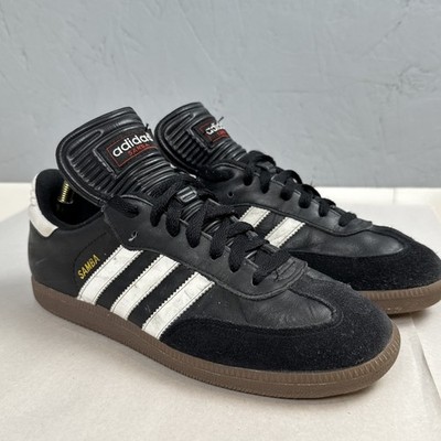 Adidas Samba Classic Mens OG Size 7 Black Gum Athletic Leather Soccer Shoes 2012