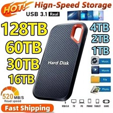 1TB Portable External SSD – USB 3.1 High-Speed Solid State Drive for PC & Mac