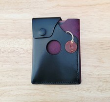 Passport Leather Wallet - Black