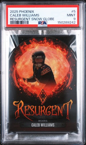 2025 Panini Phoenix Resurgent Snow Globe CALEB WILLIAMS #5 PSA 9 MINT 😎