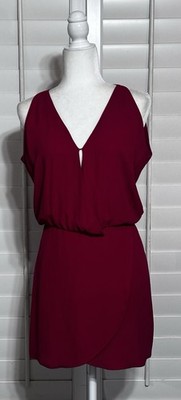 Helena Quinn Women Size S Silk Blend Mini Dress Flattering Date Night Occasion