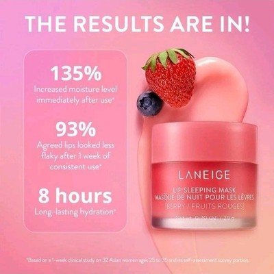 LANEIGE Lip Sleeping Mask: Hydrate Vitamin C Shea Butter - BERRY 0.70oz. 20g | eBay LANEIGE Lip Sleeping Mask: Hydrate Vitamin C Shea Butter - BERRY 0.70oz. 20g | eBay